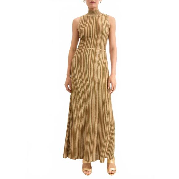 VERONICA BEARD Dresses & Skirts - NEW VERONICA BEARD anna maxi dress in gold